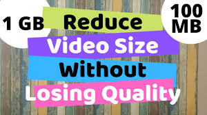 Various video file formats can be output. How To Reduce A Video File Size Without Losing Quality Compress Large Video Shrink Video Size Youtube