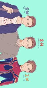 Peter Parker Spider Man Evolution Home Coming Captain America Civil War Avengers Infinity War Cr Two X2 Marvel Spiderman Marvel Marvel Funny