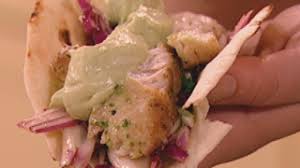 Make sure the fillets are no more than 1/2 to 3/4 inch thick so they cook quickly. Fish Tacos With Quick Slaw Avocado Sauce And Green Rice Rachael Ray Show