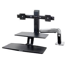 Ships fully assembled—set it on top of your current desktop and you're ready to workfit. Workfit A Dual Steh Sitz Arbeitsplatz Mit Abgesenkter Tastaturablage