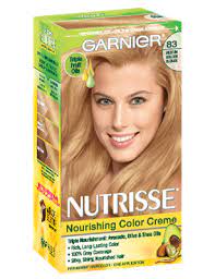 Nutrisse Nourishing Color Creme Medium Golden Blonde 83 Garnier Hair Color Nourishing Hair Hair Color Caramel