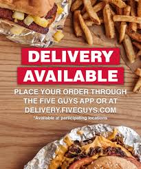 Locate your favorite store in your city. Five Guys