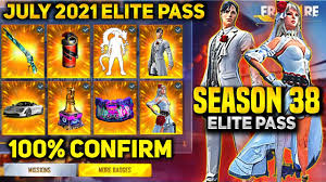 As far as the battle pass rewards are concerned, users will receive a motor bike skin from the time of purchase at 0 badges itself. July Elite Pass Free Fire 2021 Season 38 Elite Pass Full Video July Elite Pass Free Fire Youtube