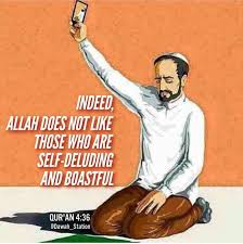 Reminder Indeed Allah Does Not Like Those Who Are Self Deluding And Boastful Qur An 4 36 Islam Gercekler Ingilizce