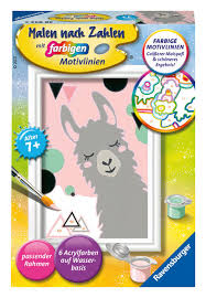 Malen nach zahlen ab 5 jahre. Ravensburger Malen Nach Zahlen 28942 Gluckliches Lama Kinder Ab 7 Jahren Spielware