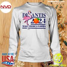 Florida governor ron desantis has released a new line of merchandise in the leadup to the 2022 gubernatorial race taking aim at dr. Official Desantis 2024 Make America Florida T Shirt Nvdteeshirt
