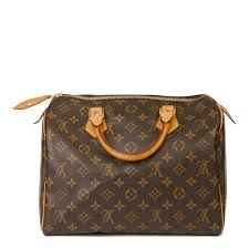 This timeless tote is crafted of louis vuitton's signature damier coated canvas in brown. Louis Vuitton Speedy 30 2002 Hb3093 Second Hand Handbags Xupes