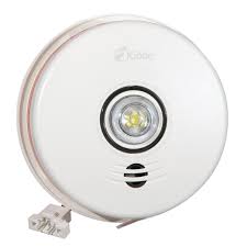 When smoke particles are detected, the light is. 120v Ac 3 In 1 Led Strobe And 10 Year Combo Smoke Co Alarm