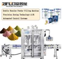 Semi automatic powder filling machine for milk talcum powder flour coffee