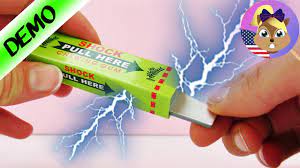 Electric shock chewing gum shock you friend practical joke. Taser Shocking Prank Article Shocker Chewing Gum Testing Electric Shock Youtube