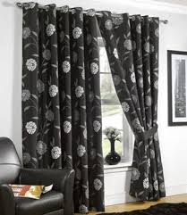 Black And Silver Curtains Julia Eyelet Curtains Black Silver Curtains Silver Curtains Fancy Curtains