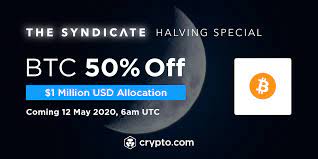 Your chance to collect your share of our $1 million dollar bitcoin giveaway: Btc Halving Special Get Btc At 50 Off On Crypto Com Exchange