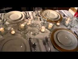 Start with a straightforward, woven placemat before of every seat. Simply Lavish At Home Entertaining 101 Simply Elegant Table Setting Youtube