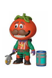 The tomatohead outfit features a green suit with an orange vest costume with an iconic tomato mask. Fortnite 5 Star Action Figure Tomatohead 10 Cm