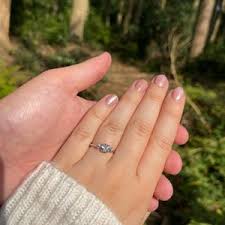 Buy Round Brilliant Lab Grown Diamond Ring Hidden Halo Engagement Ring Lab  Create Diamond Wedding Ring Brilliant Proposal Ring for Girlfriend Online  in India