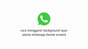 Tidak bisa di hindari bahwa ada banyak pengguna smartphone yang memilih menggunakan whatsapp sebagai aplikasi instan yang pertama. Cara Mengganti Background Layar Utama Whatsapp Home Screen Wa