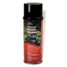 * simplifies waterfall construction * enhances waterfall effect by channeling water over rocks * seals gaps between and over rocks * available in 12 oz. Totalpond Waterfall Foam Sealant 53943 The Home Depot
