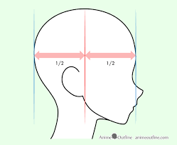 Drawing Anime Ears On Head Side View Guide Anime Drawing Ears Guide Side View Anime Side View Side View Drawing Anime Drawings