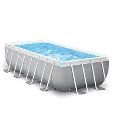 intex prism frame zwembad 400 x 200 x 100 cm met filterpomp en zwembadtrap de zomerspecialist