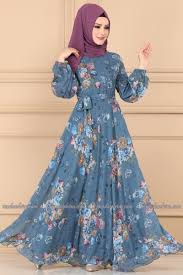 Balon Kol Sifon Elbise Modaselvim Sifon Elbise Elbise The Dress