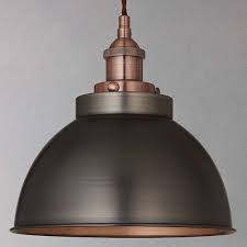 John Lewis Partners Baldwin Pendant Ceiling Light Pewter Copper Ceiling Pendant Lights Ceiling Lights Kitchen Lighting Fixtures