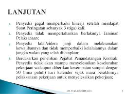 Surat keputusan bersama menteri tenaga kerja dan menteri pekerjaan Wanprestasi Penyedia Barang Jasa Dan Tindak Lanjut Penyelesaiannya Ppt Download