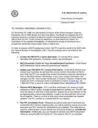 The full form of the fbi is the federal bureau of investigation, it is called the संघीय जांच विभाग in hindi. Letter To Ffls Fbi