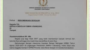 Ppdb kota bandung tahun 2021. Smk 4 Bandung Tolak Surat Anak Titipan Ppdb Dari Anggota Dprd Jawa Barat Suara Jabar