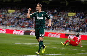 Gonzalo higuaín was born on december 10, 1987 in brest, finistère, france as gonzalo gerardo higuaín. Higuain Has Achieved More Of Madrid S First Goals In La Liga Than Any Other Player Real Madrid Cf