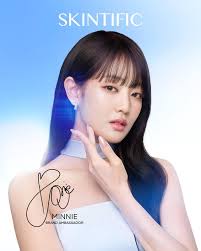 Minnie introduced as the newest brand ambassador for skincare brand,  SKINTIFIC : r/GIDLE