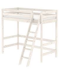 Bei der oberfläche haben sie ebenfalls die wahl: Hochbett Classic 90x200 Mit Schrager Leiter In Weiss