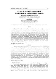 Tinggal pilih saja kamu mau menggunakan kain jenis apa untuk membuat batik tulis. Pdf Aktor Di Balik Selembar Batik Studi Kasus Di Lembur Batik Cimahi