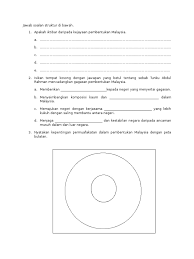 Sejarah tahun 6 pembentukan malaysia. Soalan Struktur Ujian Sejarah Tahun 6