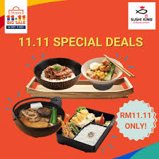 Selangor, kuala lumpur, putrajaya, perak, melaka, kedah, trengganu & sarawak. 11 Nov 2020 Sushi King 11 11 Special Deal At Shopee Everydayonsales Com