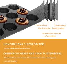 Maybe you would like to learn more about one of these? Topwins 2pcs Cupcake Pan Molds Muffin Trays 12 Cupcake Tins For Puds Non Stick Fairy Cake Bread Loaves Muffin Muffin Cupcake Pans Home Urbytus Com