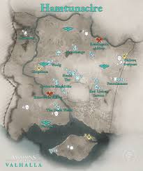The entire time players look at the world map in assassin's creed valhalla, they see that red area in the southwest and think, oh, that's a ridiculously high level, there's no way i'm going there. All Assassin S Creed Valhalla Hamtunscire Wealth Mysteries And Artifacts Locations Map Polygon