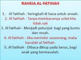 Surah ini diturunkan dimekkah yang terdiri dari 7 ayat dan surah pertama yang dibaca seseorang. Rahasia Surat Al Fatihah Youtube