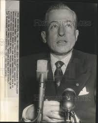 1951 Press Photo Economic Stabilizer Eric Johnston before House Ways and  Means.