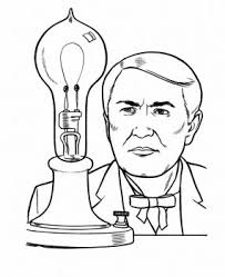 Your child will love coloring his favorite zoo animals. Thomas Edison Coloring Page Super Coloring History Printables Coloring Pages Thomas Edison Activities