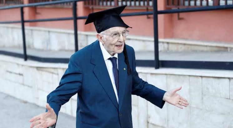 98-year-old becomes Italy's oldest graduate – again
