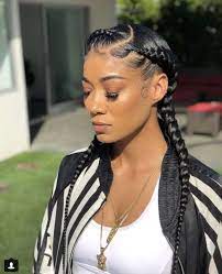 Super Neat Double Cornrows 35 Must Try Cornrow Hairstyles Cornrows Cornrowhairstyles Braids Two Braid Hairstyles Cornrow Hairstyles Braids For Black Hair