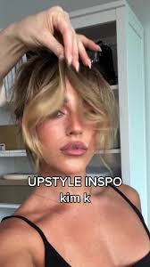 How to Do Kim K Bangs