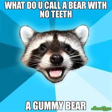 ← call it a hunch… What Do U Call A Bear With No Teeth Meme Memeshappen
