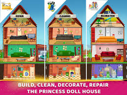 Do you like to decorate? Princess Doll House Cleaning Decoration Games For Android Apk Download