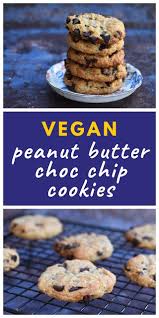 Easy Vegan Peanut Butter Chocolate Chip Cookies One Bowl Quick Cookie Dough With Tips And Printable In 2020 Vegan Cookies Recipes Homemade Snacks Vegan Peanut Butter