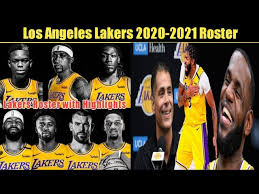 Davis was quiet in game 1, but he led the lakers in scoring in both of their wins, posting 34 points and 10 rebounds in game 2 and 34 points and 11 rebounds in game 3. Los Angeles Lakers 2020 2021 Roster Lakeshow Youtube