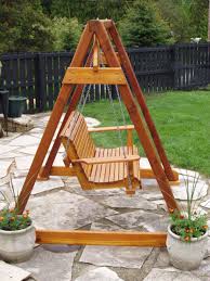 Easy and affordable diy wooden swing frame purchased: Diy Bench Swing Off 62