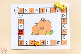 A collection of dozens of the best math card games for kindergarten through high school, organized by math topic to help you find what you need! Pumpkin Editable Board Game For Math And Literacy
