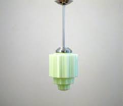 Very Large Green Art Deco Czech 1920s 30s Skyscraper Light Etsy Art Deco Pendant Light Green Art Deco Green Art