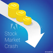 Bitcoin's value is based on how valuable the market (the people buying and selling bitcoin) thinks it is. Flash Crash Bitcoin Price Plummets Bitcoin Website Banner Vector Illustration Concept For Business Success Financial Results Banking Earnings Growth And Revenue Stock Market Blue Background Stock Vector Adobe Stock